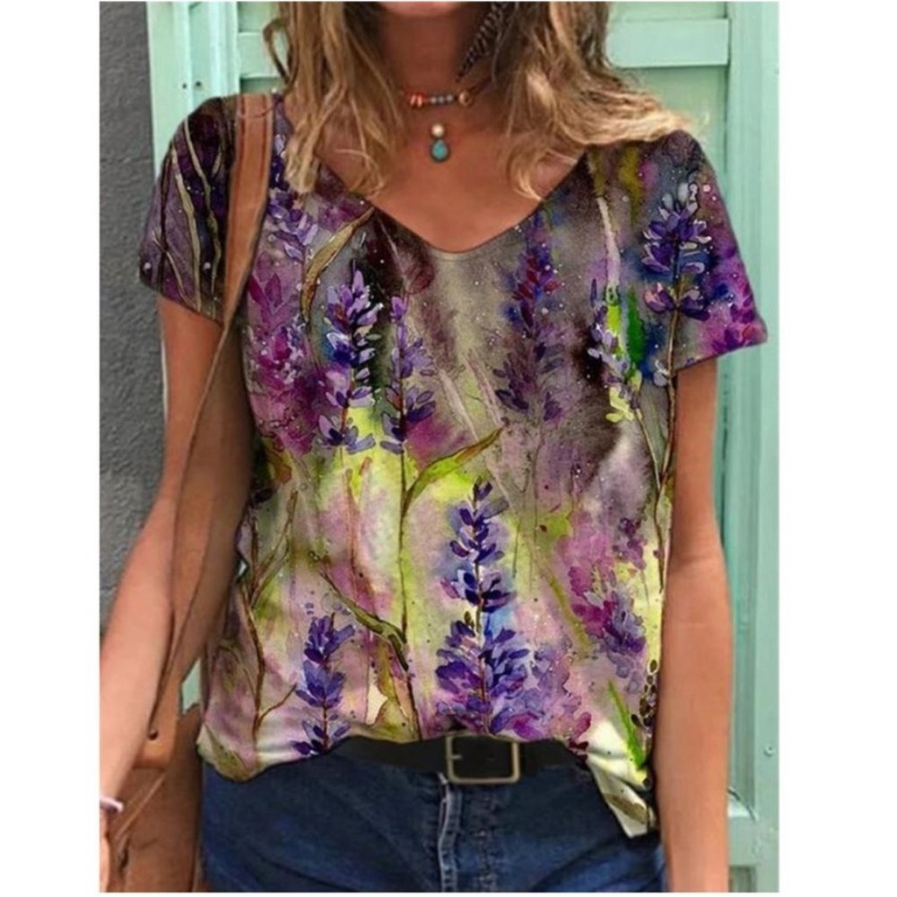 FLORAL GRAPHIC TEE